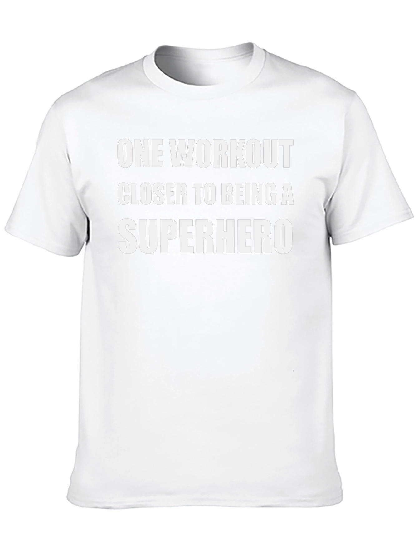 Superhero Workout Black T-Shirt
