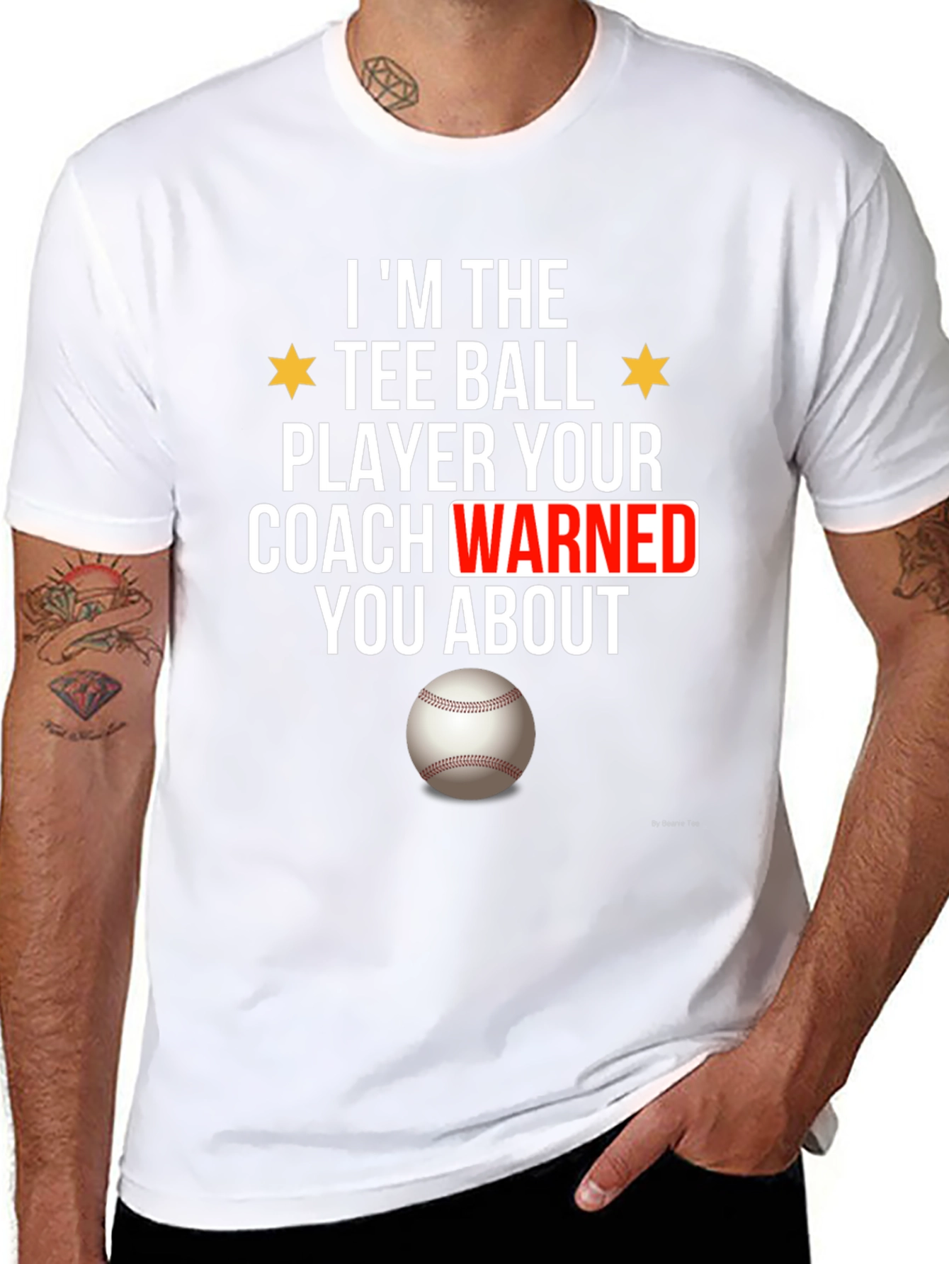 Tee Ball Player Funny Graphic T-Shirt