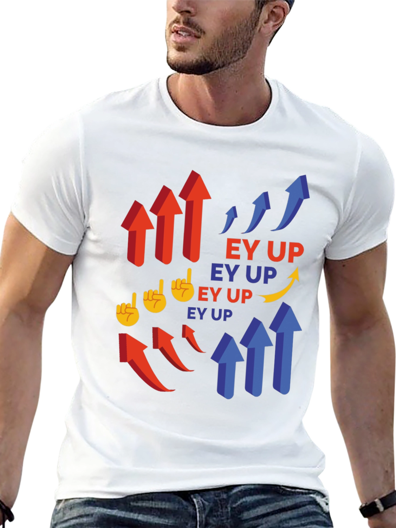 Ey Up! Graphic T-Shirt - Trendy Casual Wear
