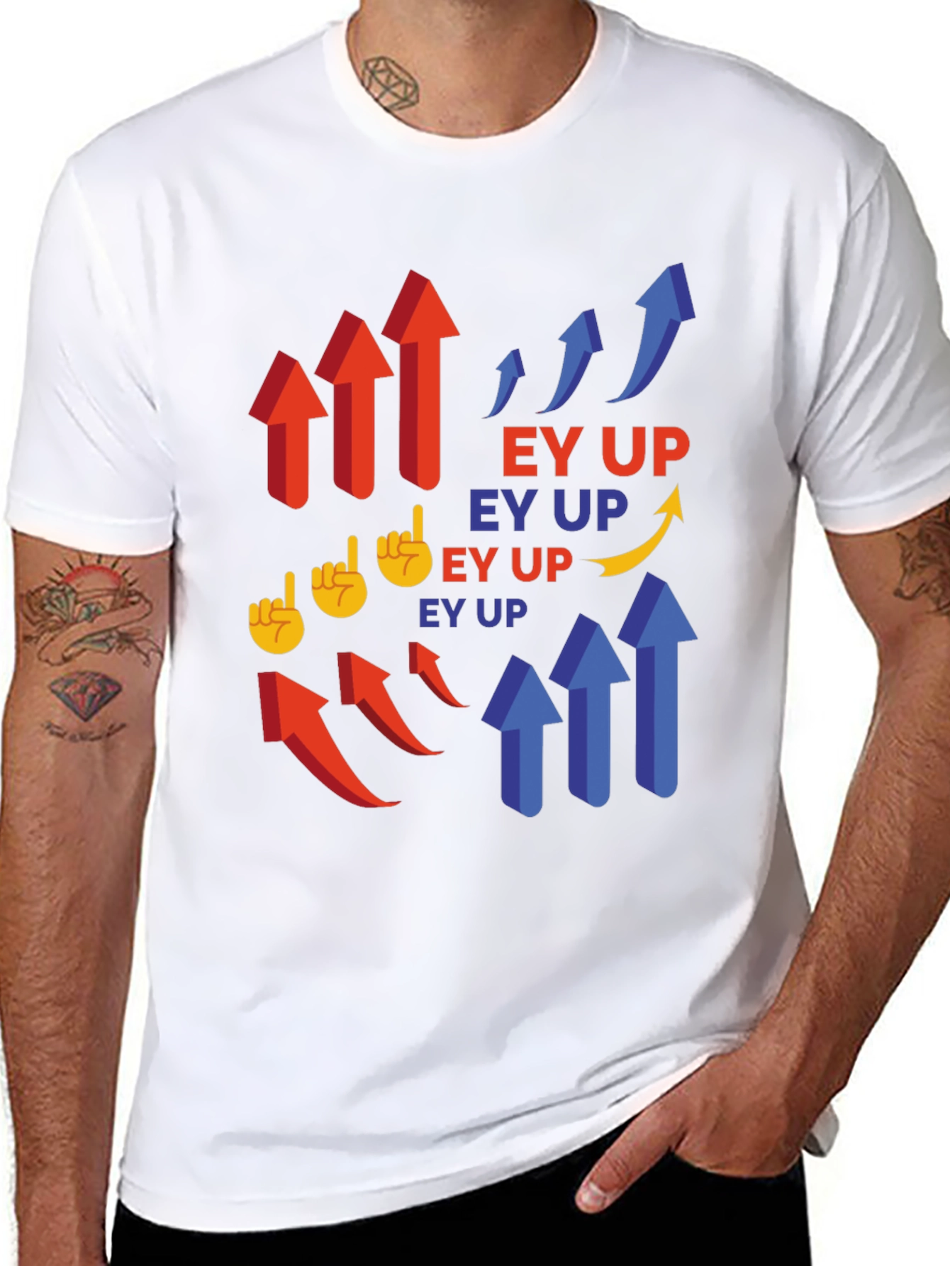 Ey Up! Graphic T-Shirt - Trendy Casual Wear