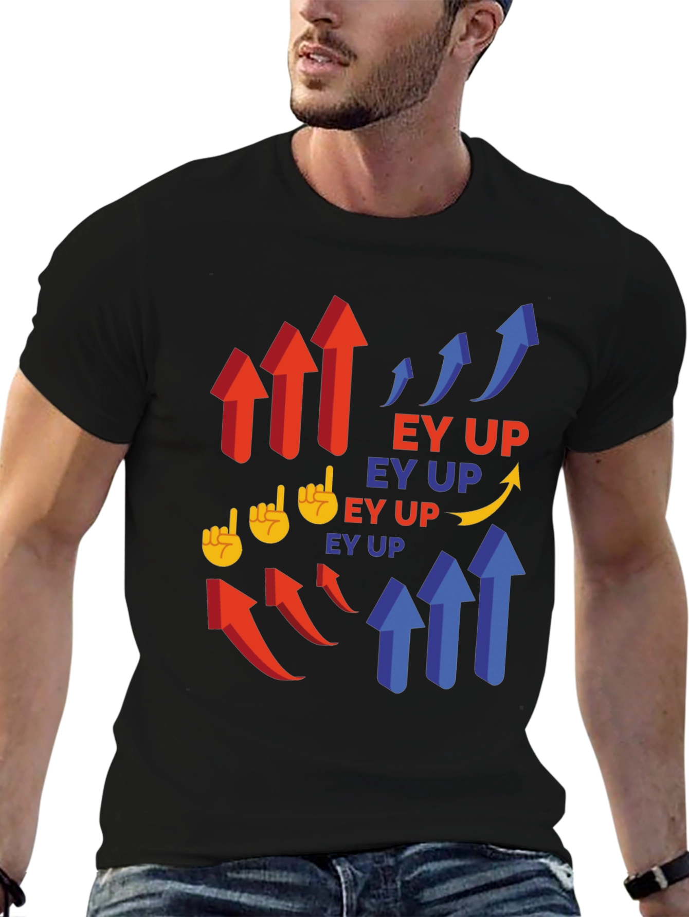 Ey Up! Graphic T-Shirt - Trendy Casual Wear