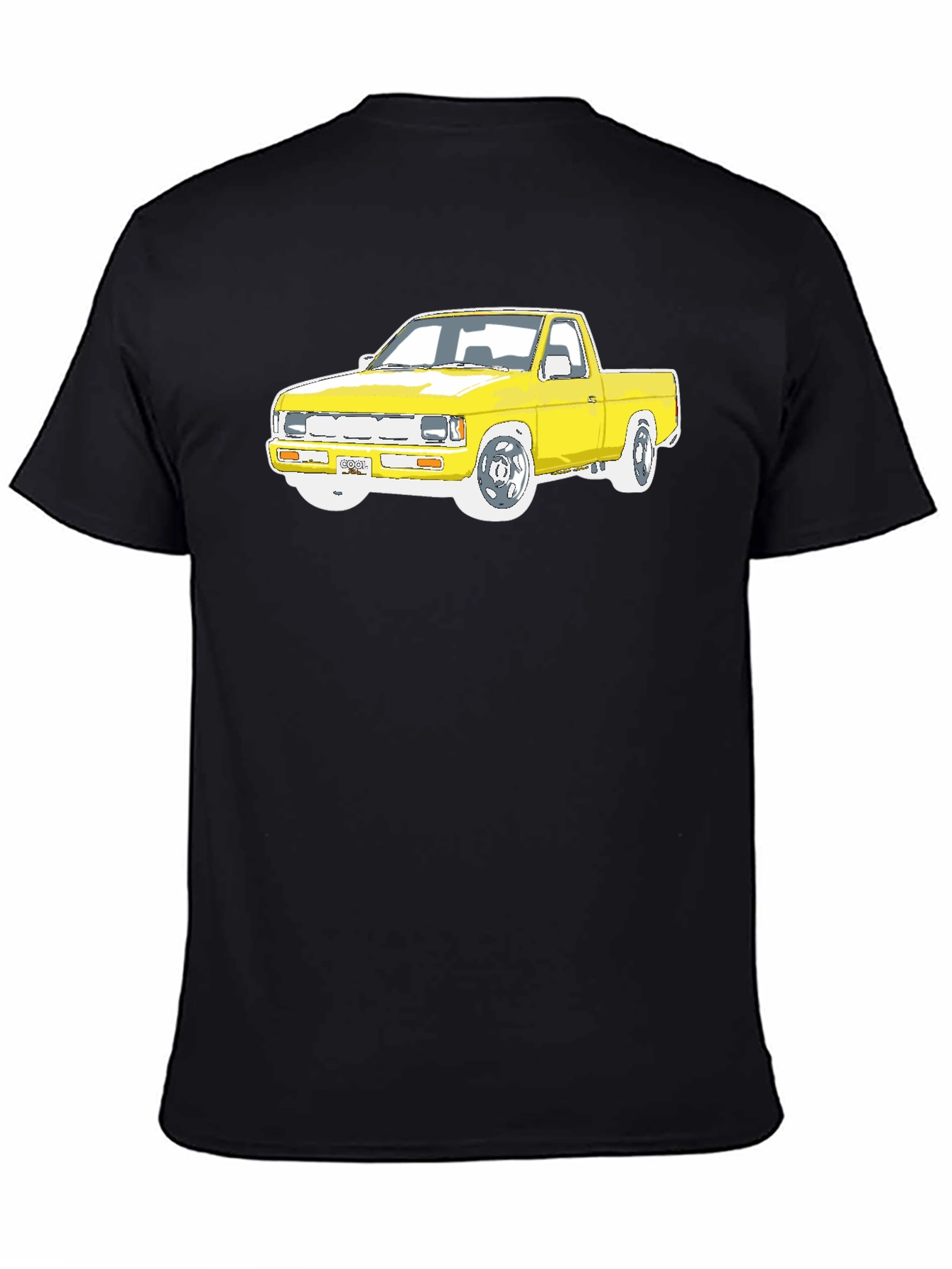 Yellow Truck Graphic Tee - Cool Car Lovers T-Shirt