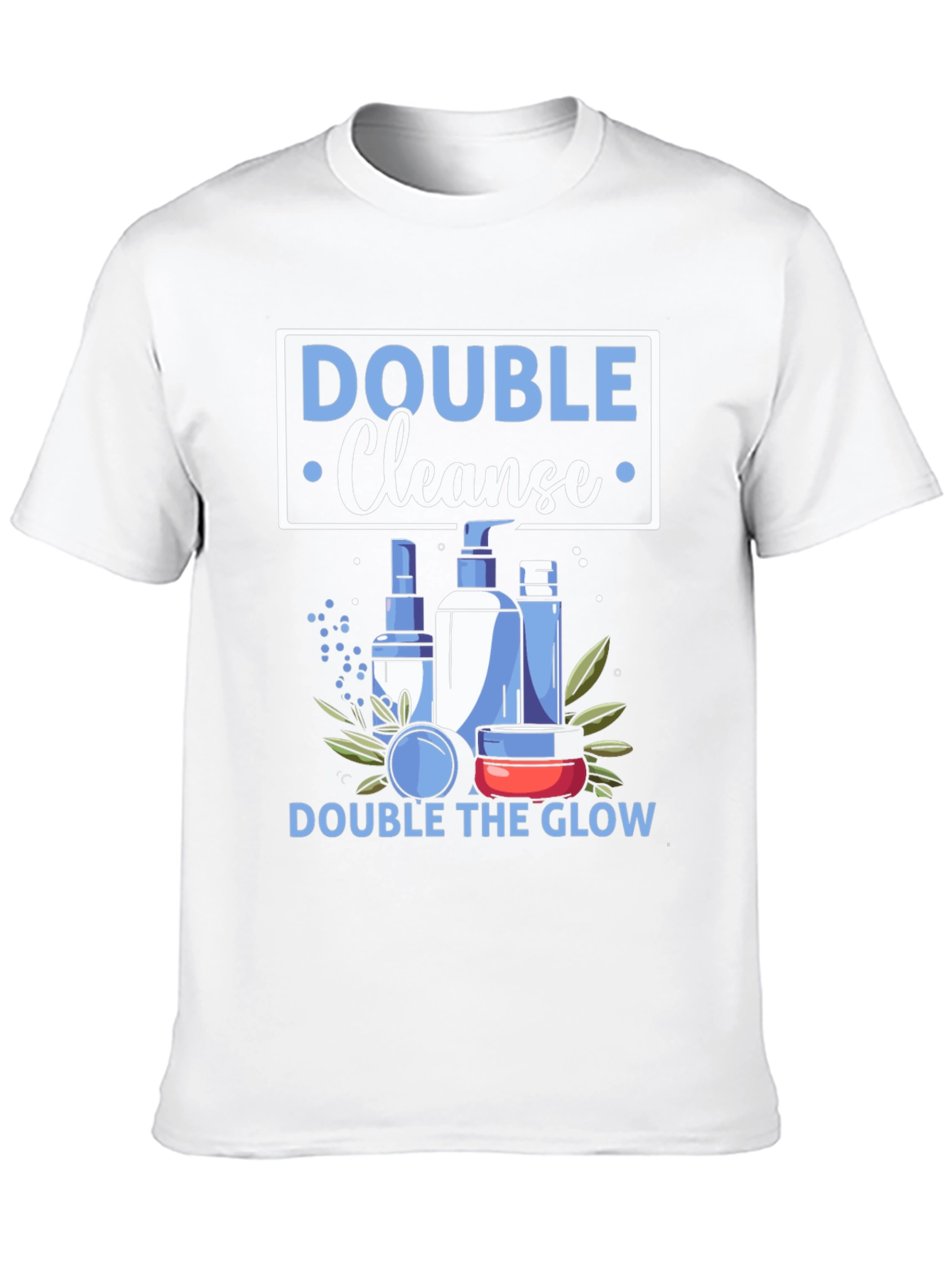 Double Cleanse Graphic Tee - For Radiant Skin!