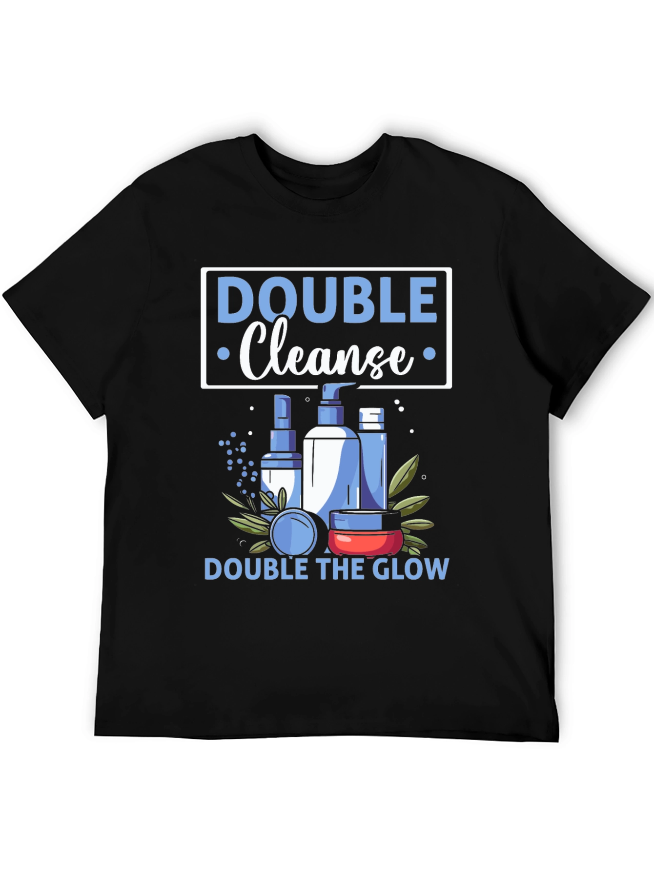 Double Cleanse Graphic Tee - For Radiant Skin!