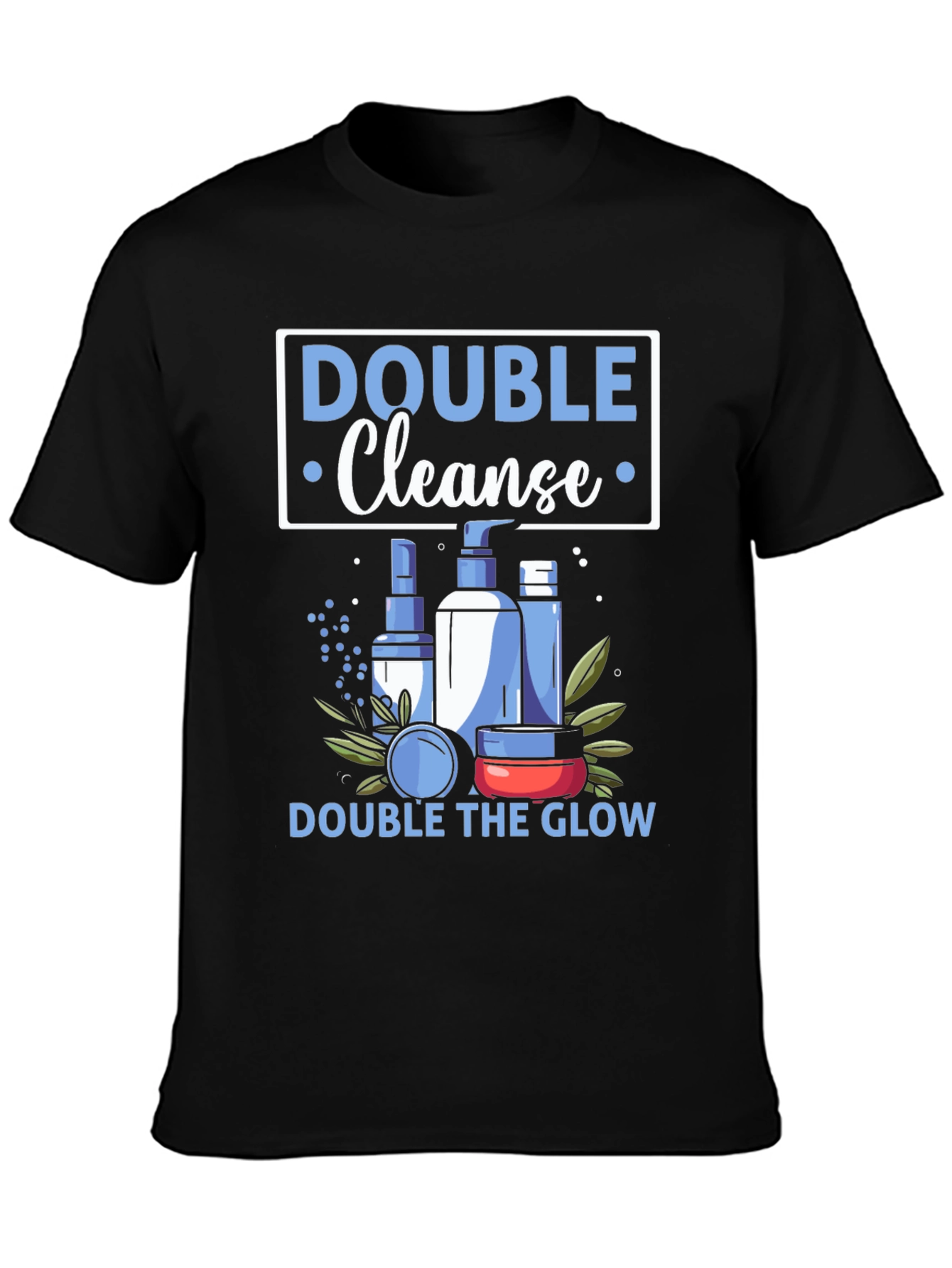 Double Cleanse Graphic Tee - For Radiant Skin!