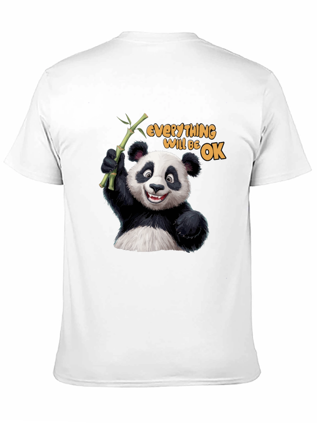 Panda Everything Will Be OK Graphic T-Shirt