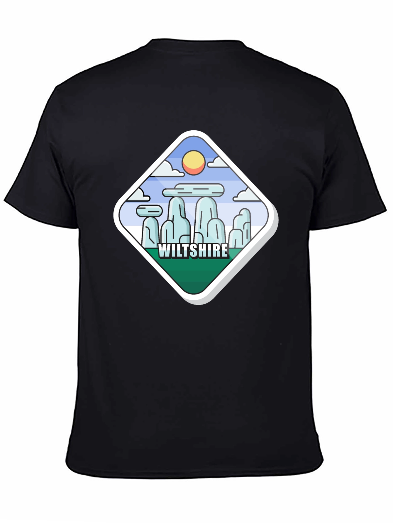 Wiltshire Landmark Graphic T-Shirt