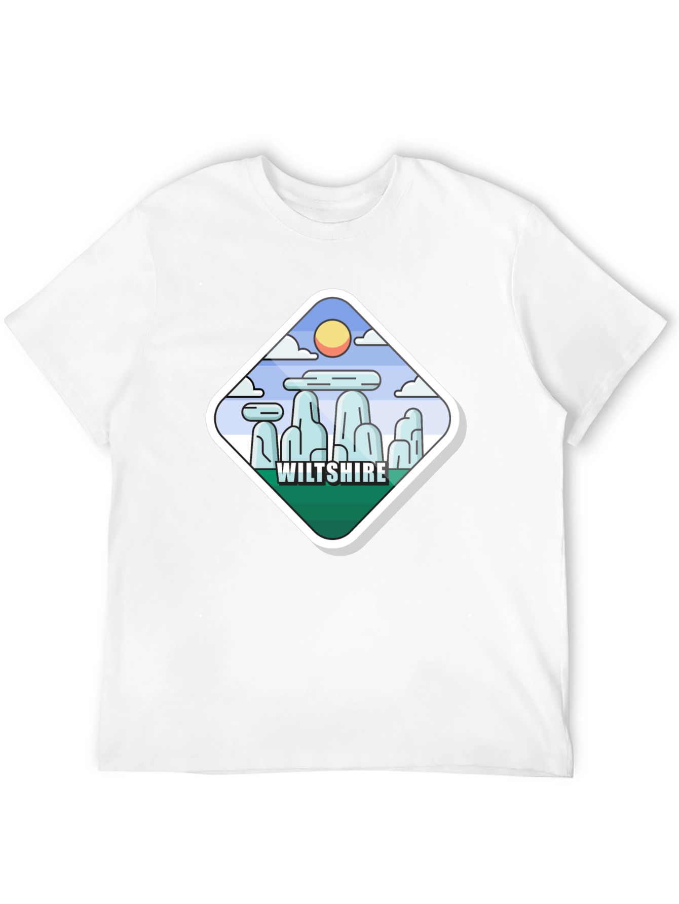 Wiltshire Landmark Graphic T-Shirt