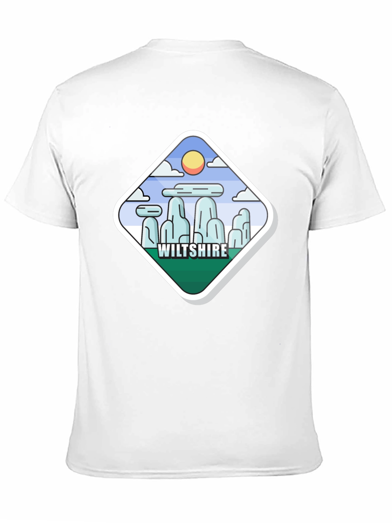 Wiltshire Landmark Graphic T-Shirt