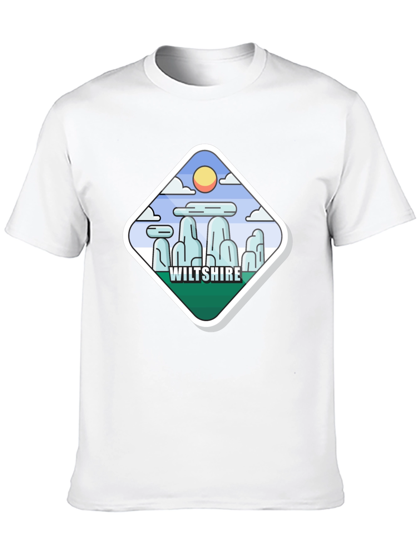 Wiltshire Landmark Graphic T-Shirt