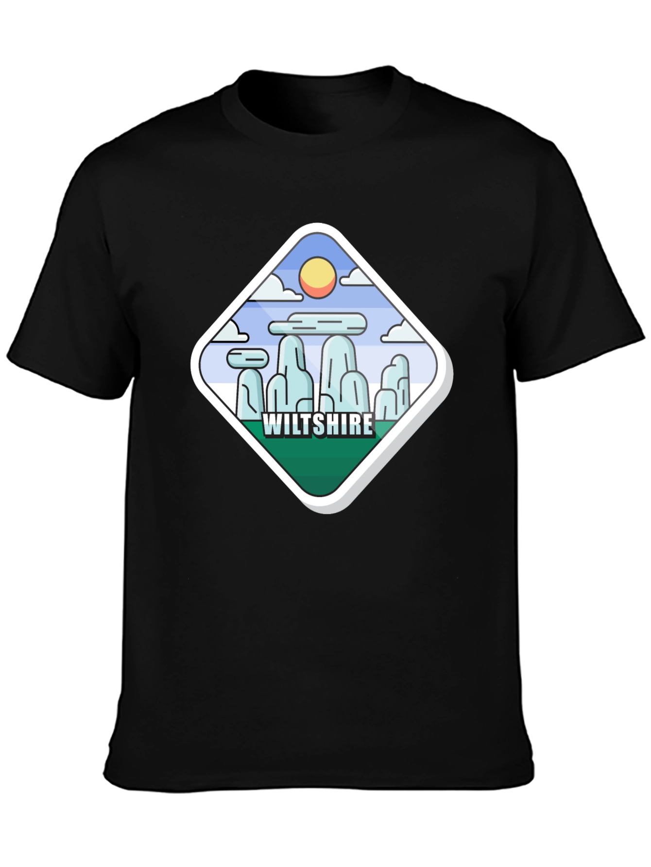 Wiltshire Landmark Graphic T-Shirt