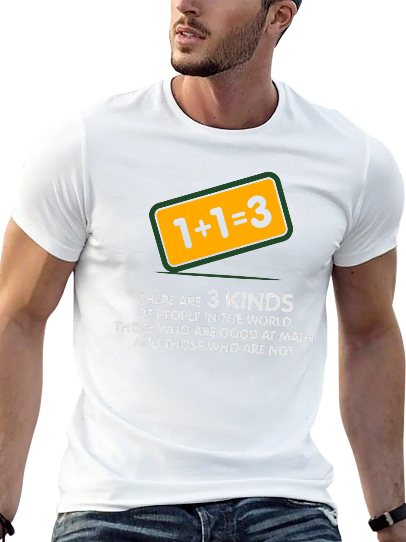 Math Humor T-Shirt: 1+1=3 Funny Tee