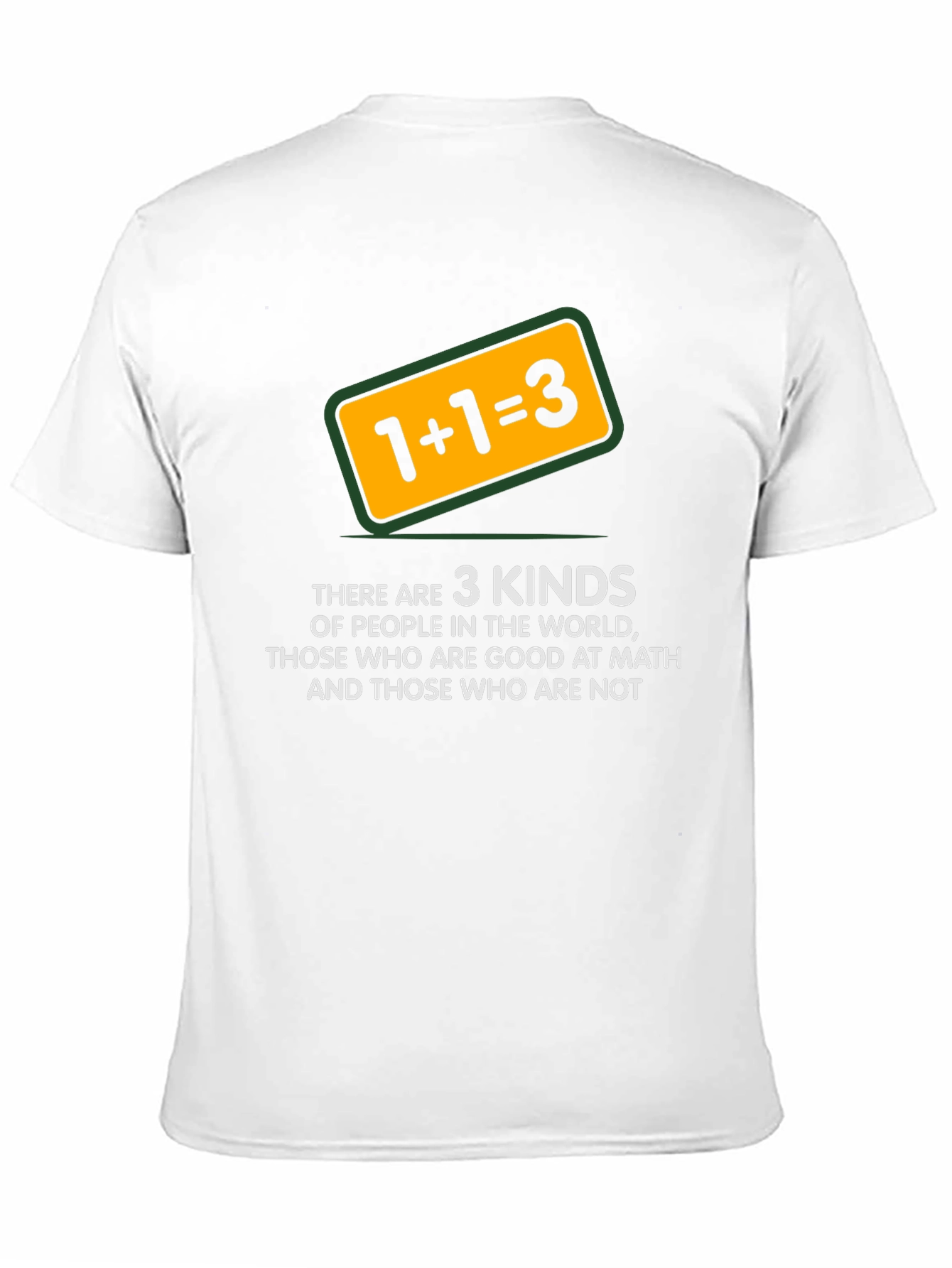 Math Humor T-Shirt: 1+1=3 Funny Tee