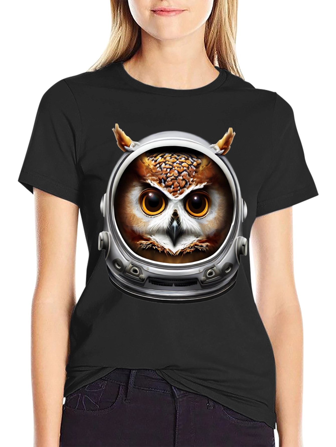 Astronaut Owl Graphic Tee