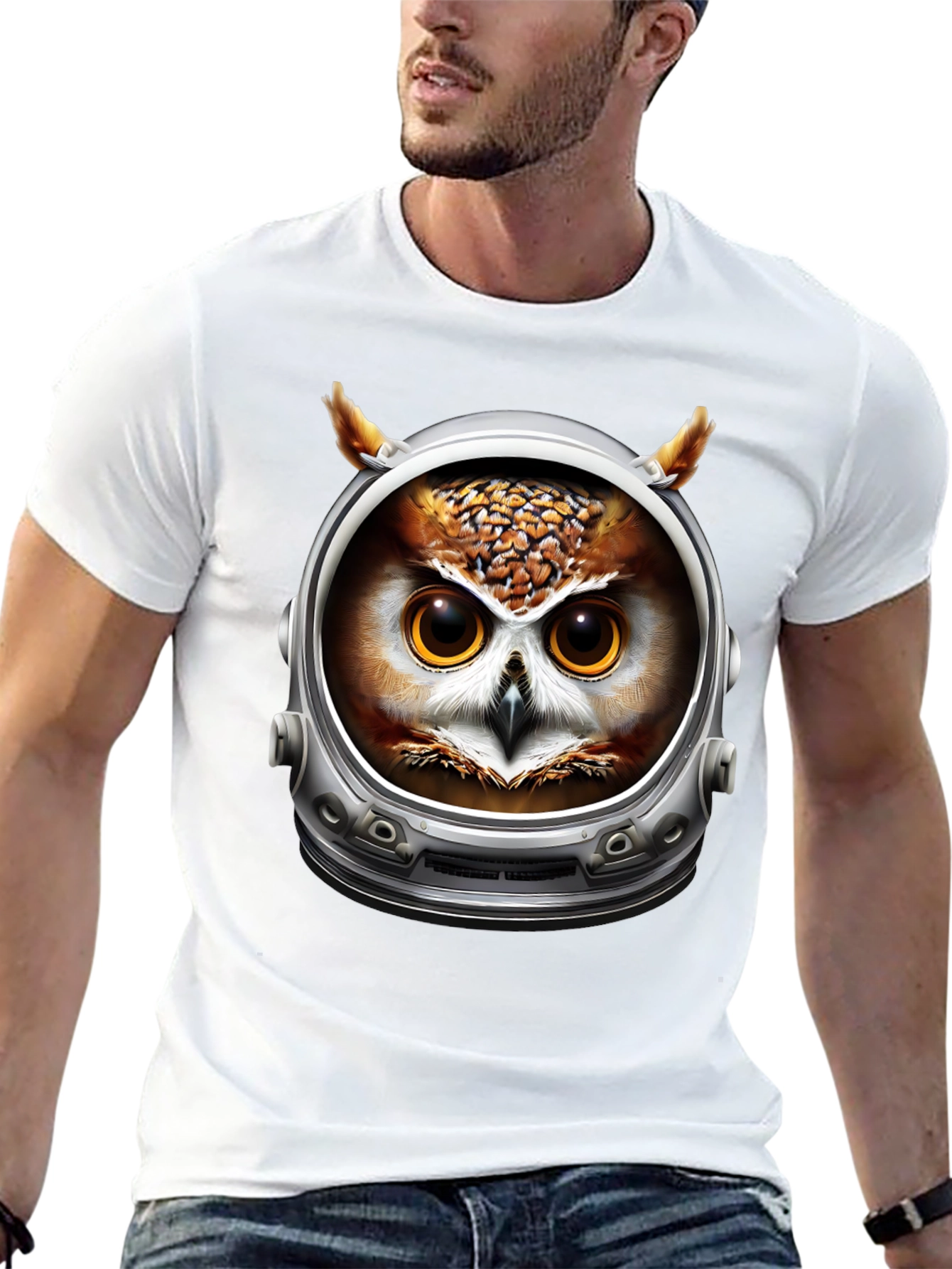 Astronaut Owl Graphic Tee