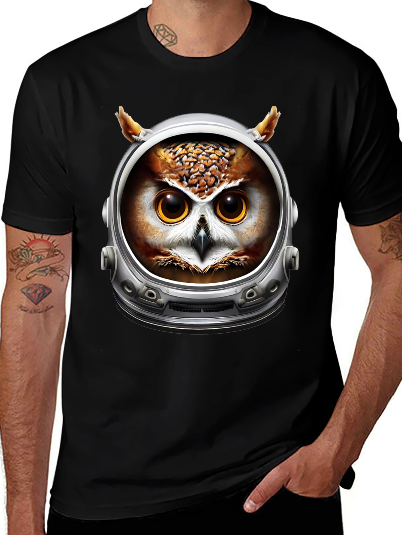 Astronaut Owl Graphic Tee