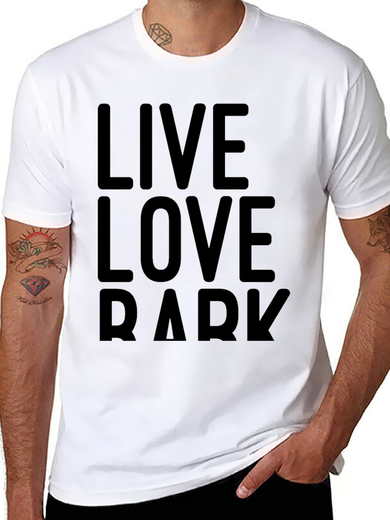 Live Love Dark T-Shirt - Stylish & Comfortable