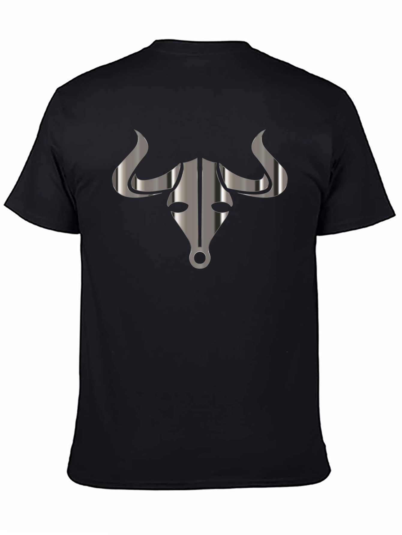 Bull Head Graphic Black T-Shirt