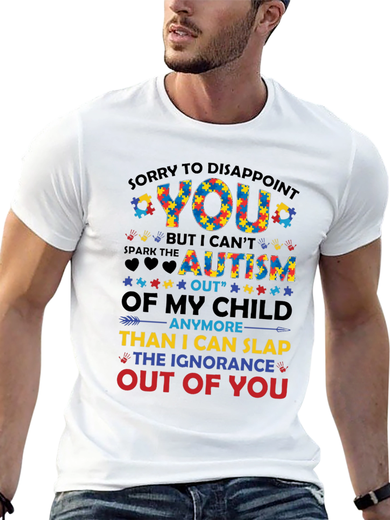 Autism Awareness Graphic Tee - Disappoint Ignorance