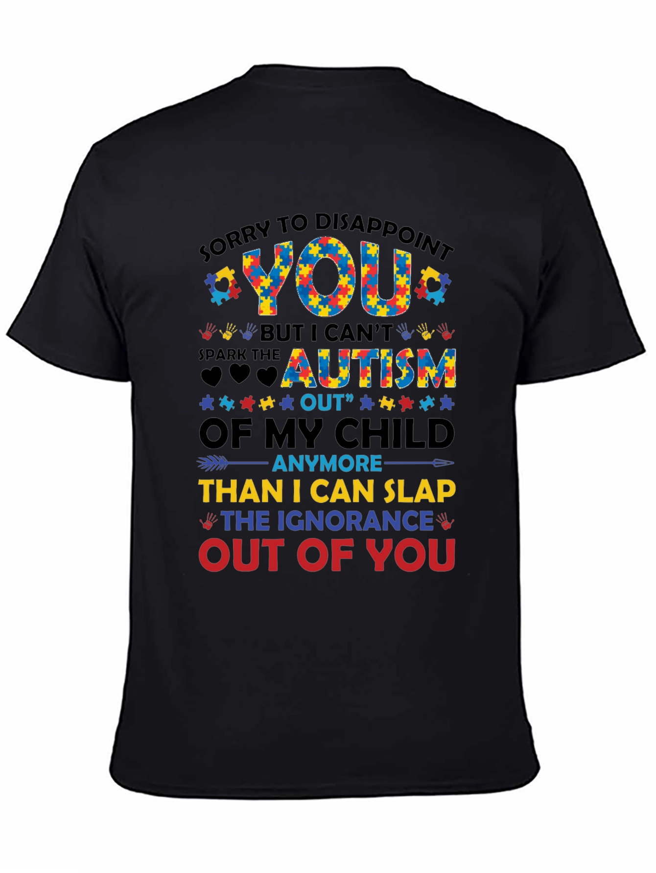 Autism Awareness Graphic Tee - Disappoint Ignorance