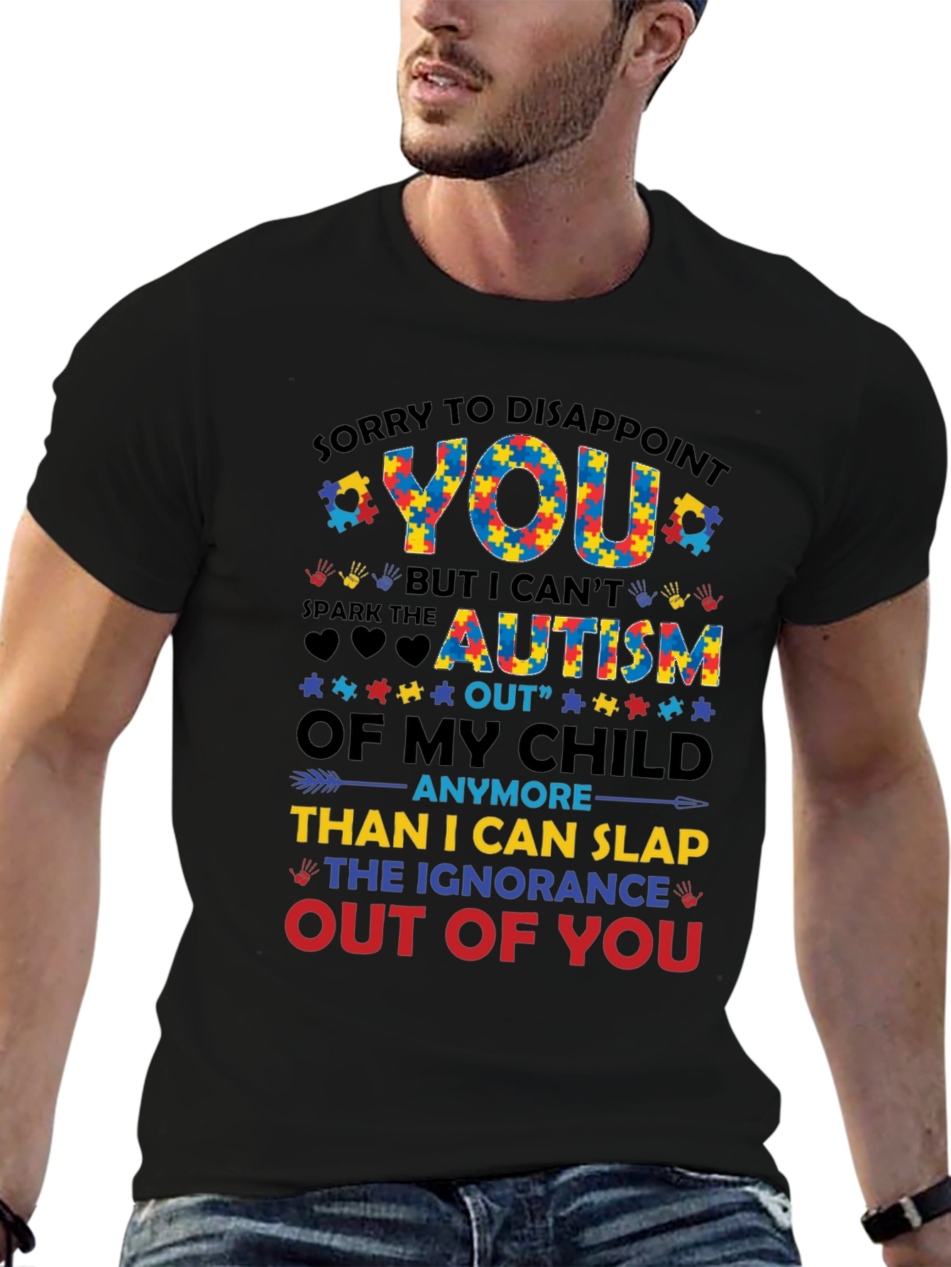 Autism Awareness Graphic Tee - Disappoint Ignorance