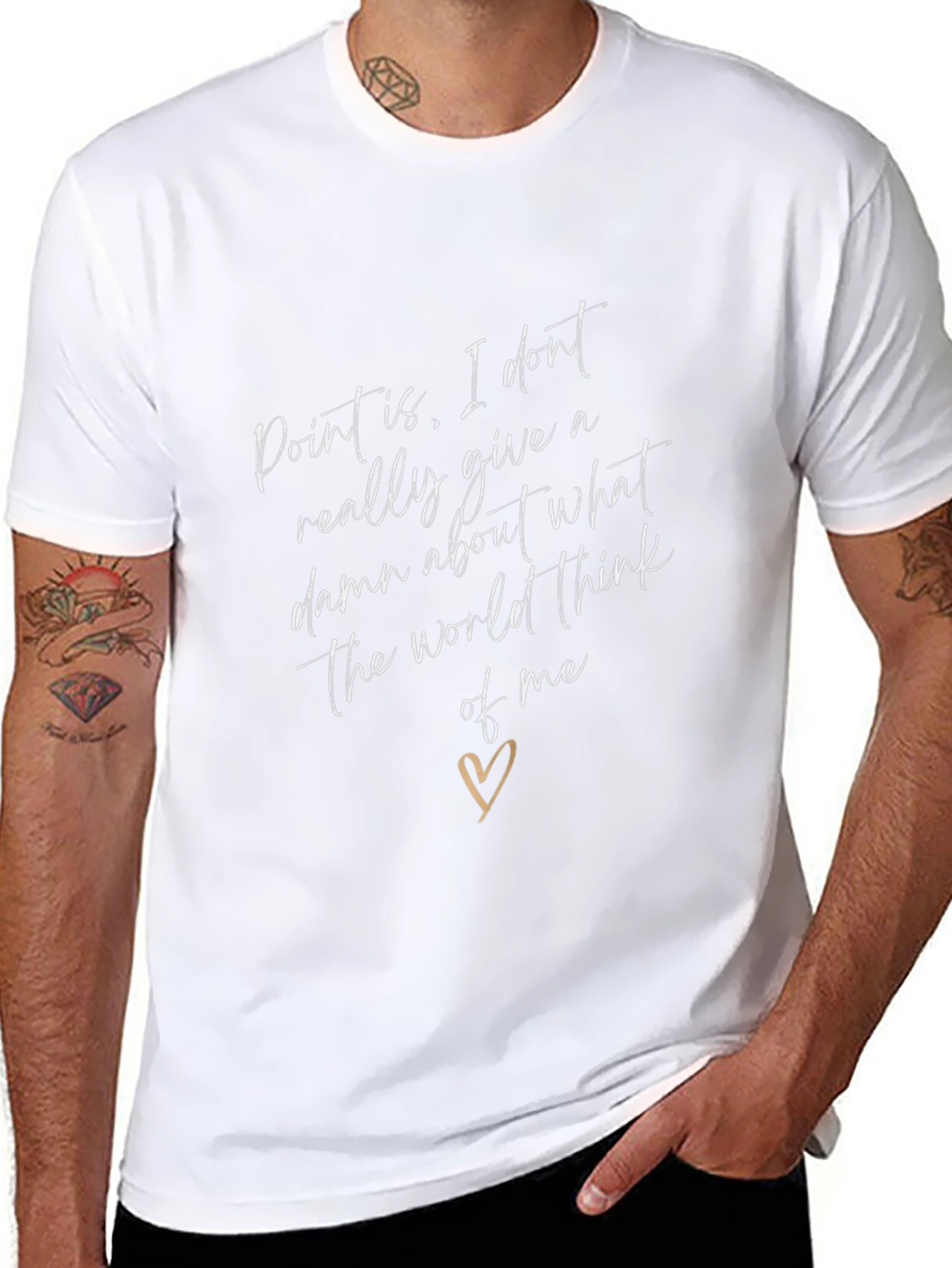 Point Is Graphic Tee - Sarcastic Quote T-Shirt