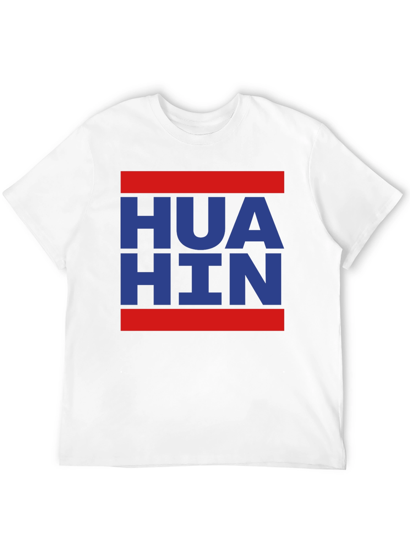 Hua Hin T-Shirt - Retro Style Black Tee