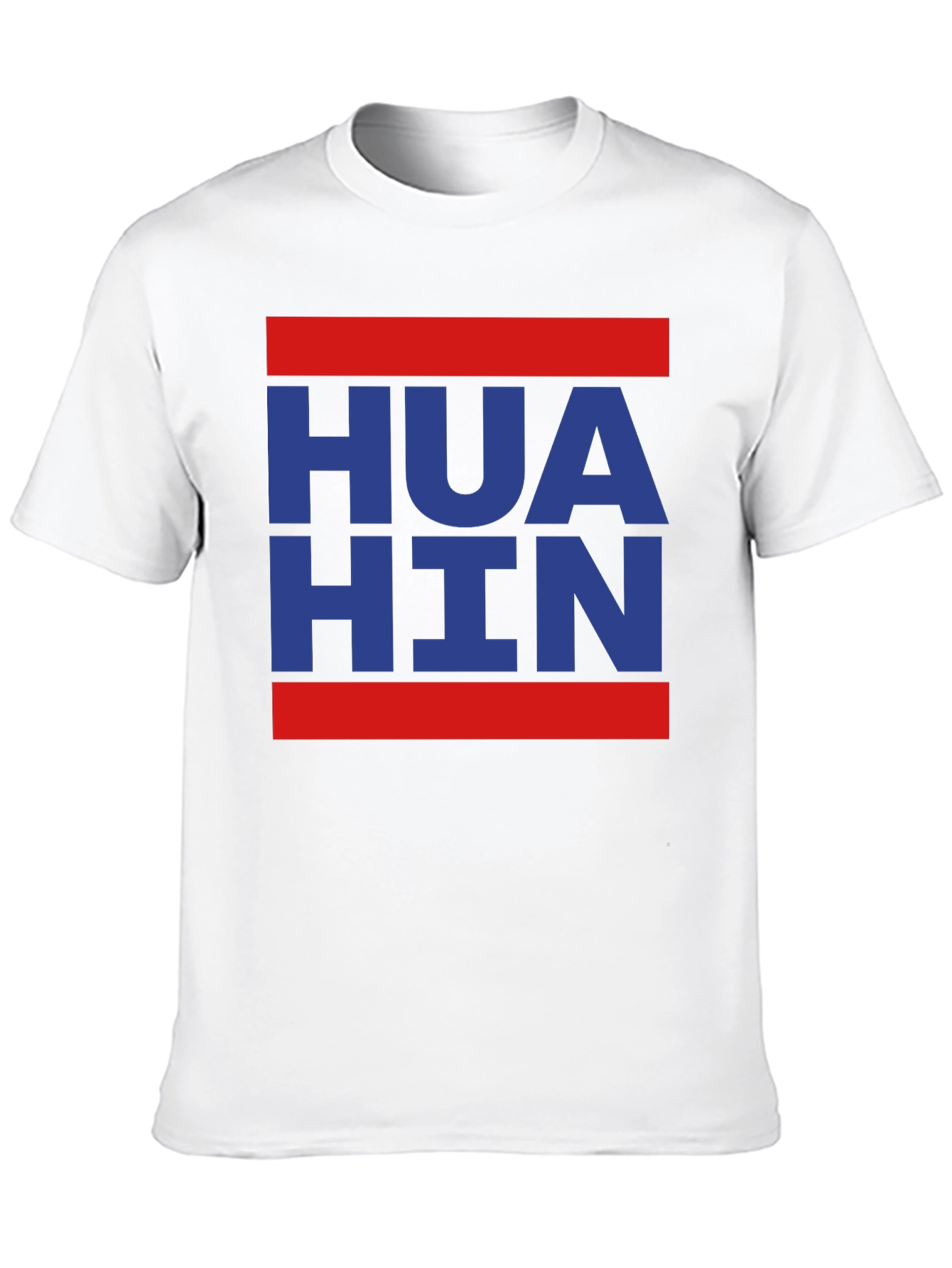 Hua Hin T-Shirt - Retro Style Black Tee