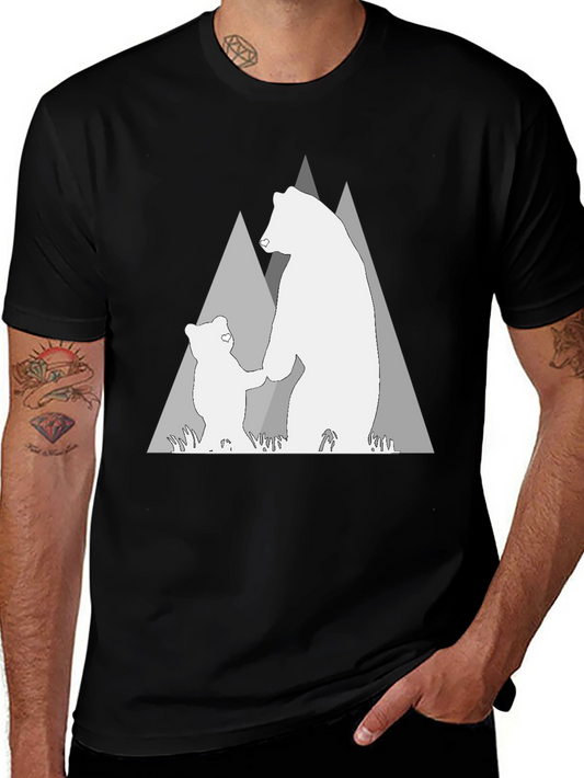 Bear Mountain Graphic Tee - Black
