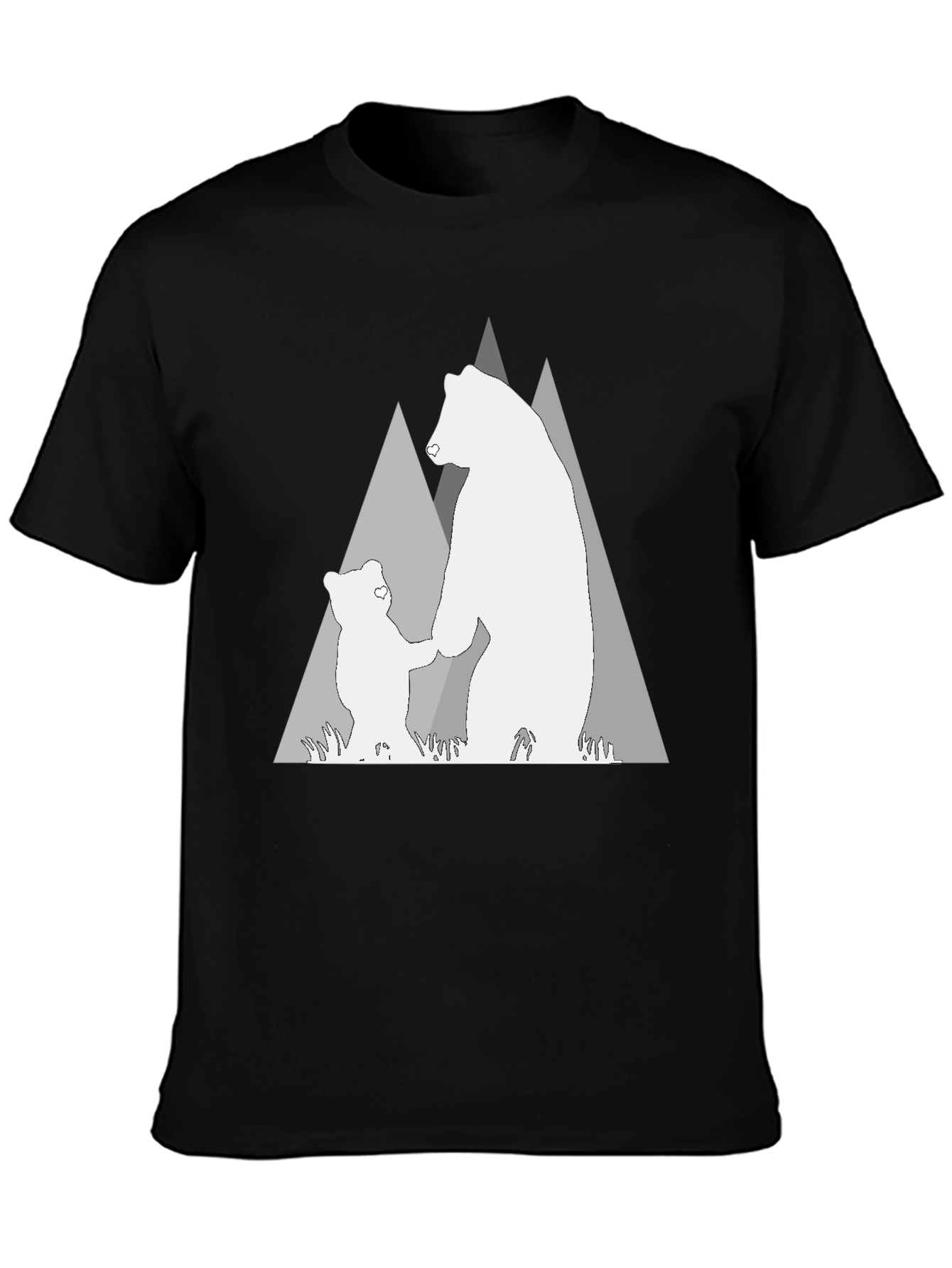 Bear Mountain Graphic Tee - Black