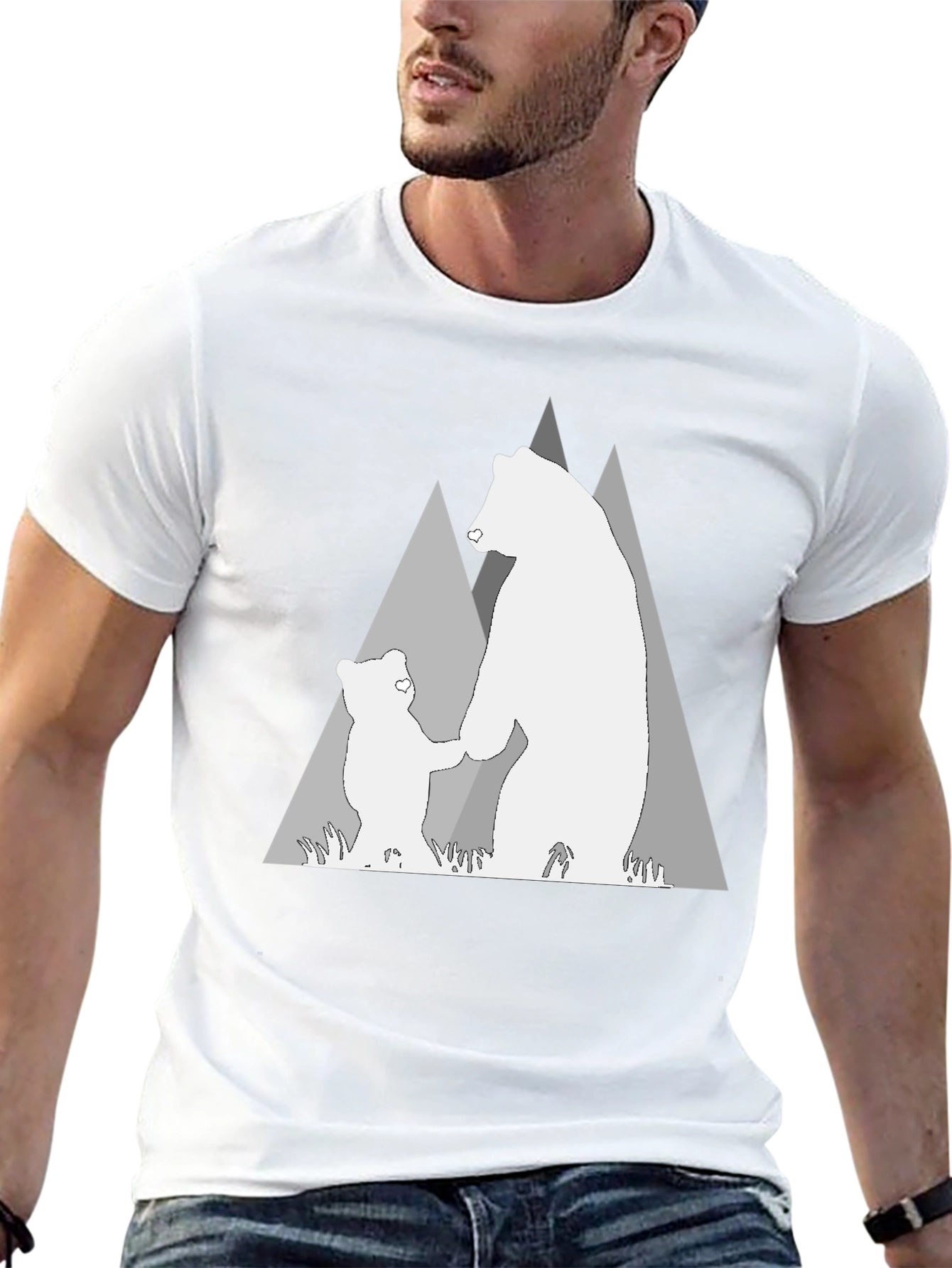 Bear Mountain Graphic Tee - Black
