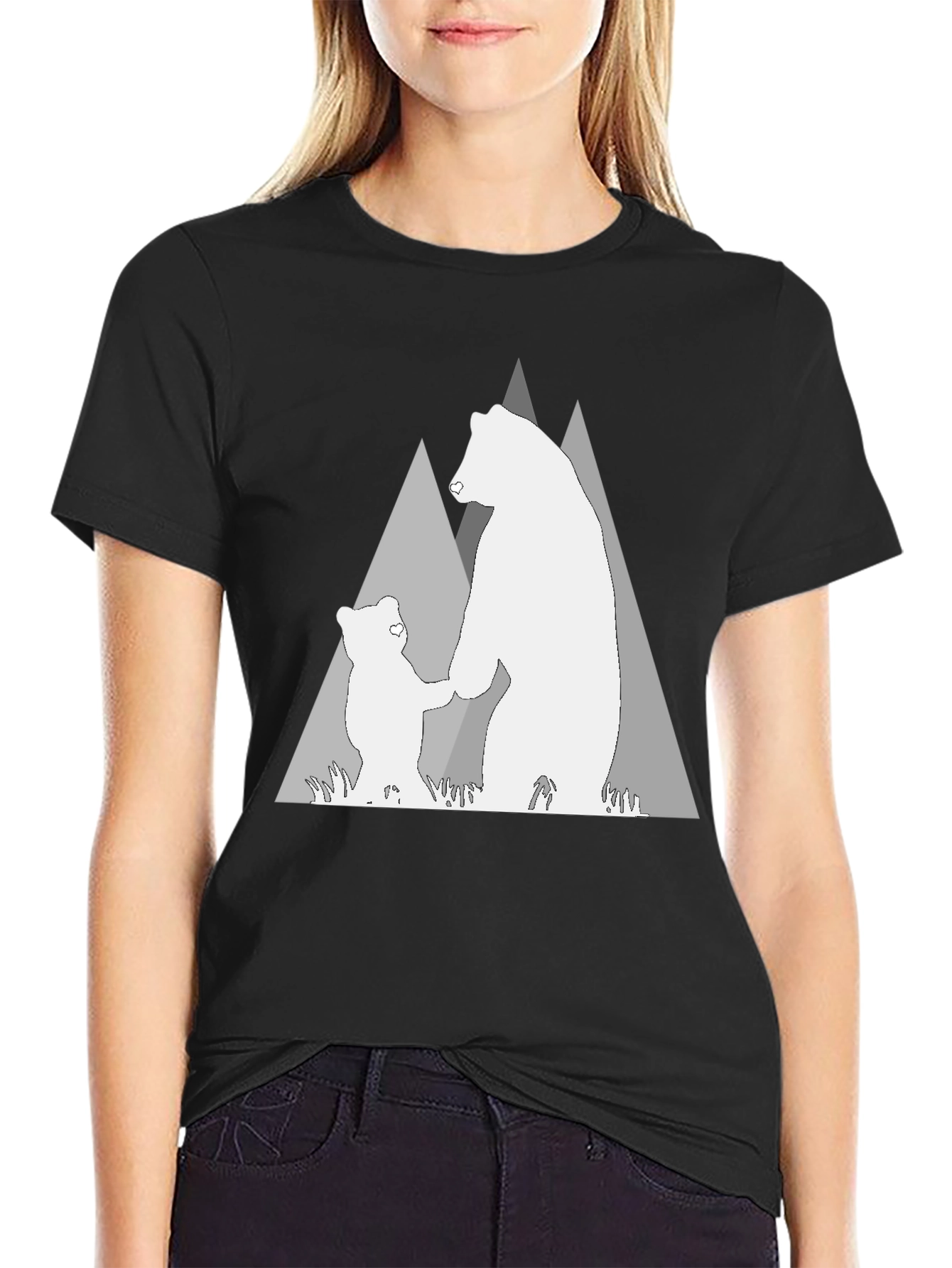Bear Mountain Graphic Tee - Black