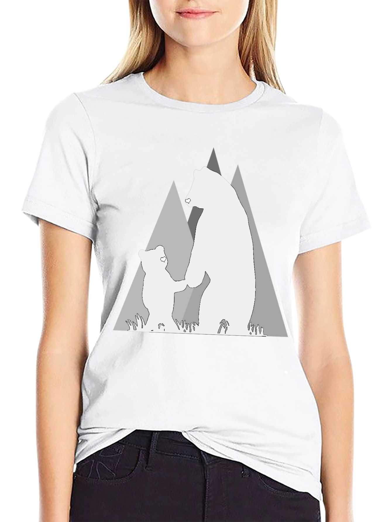 Bear Mountain Graphic Tee - Black