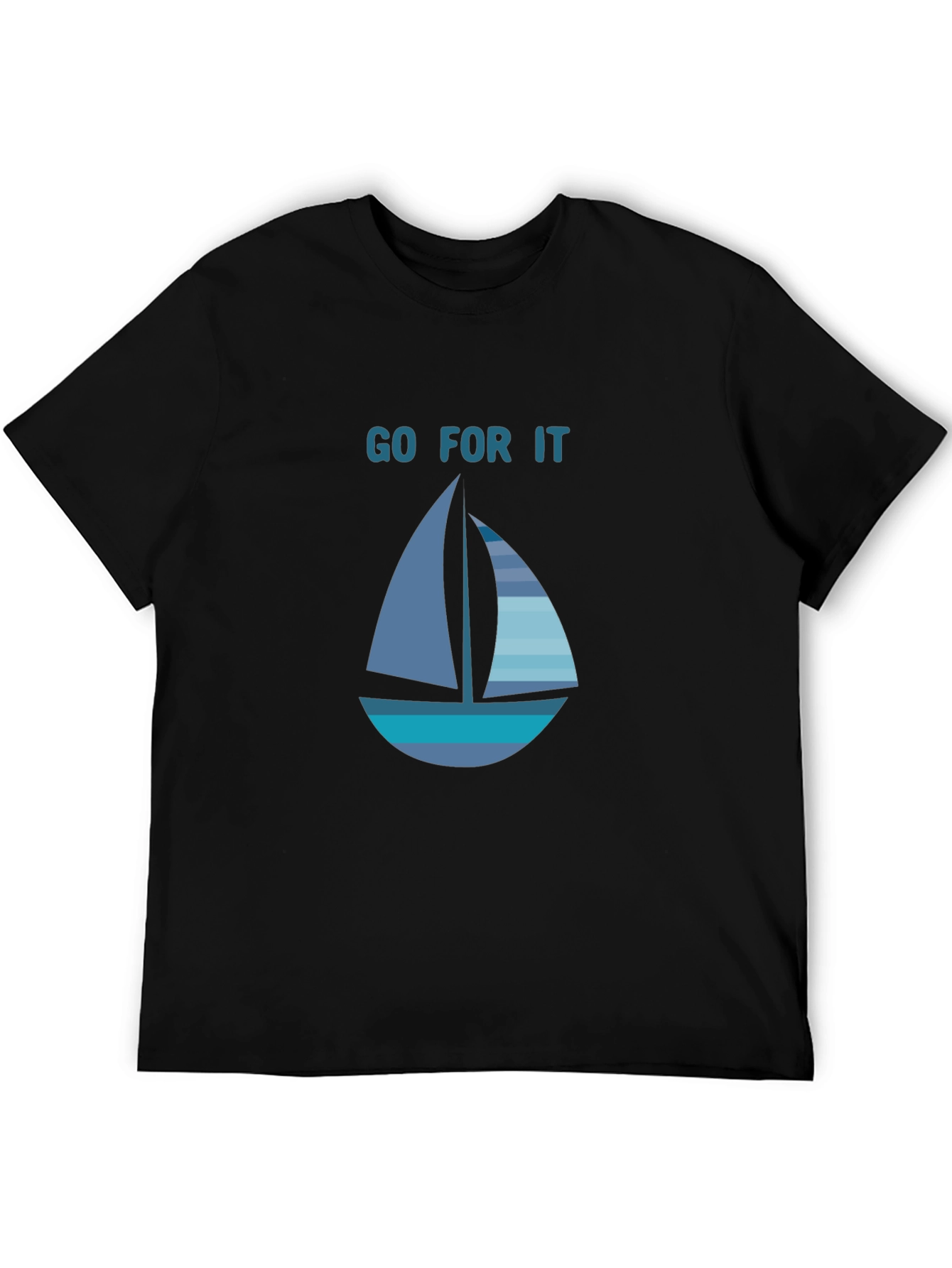 Go For It Sailboat Graphic T-Shirt