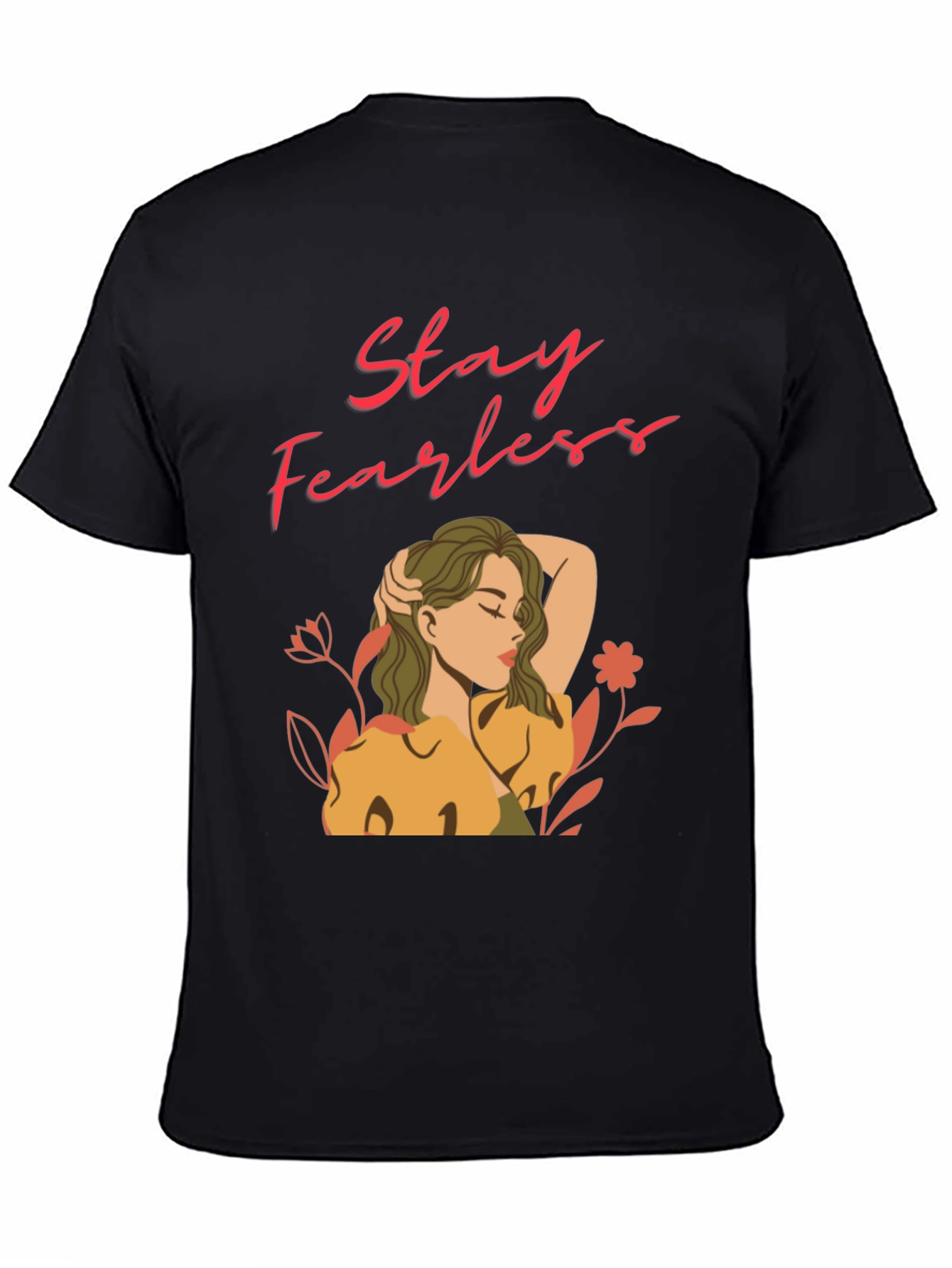 Stay Fearless Graphic Tee - Black T-Shirt