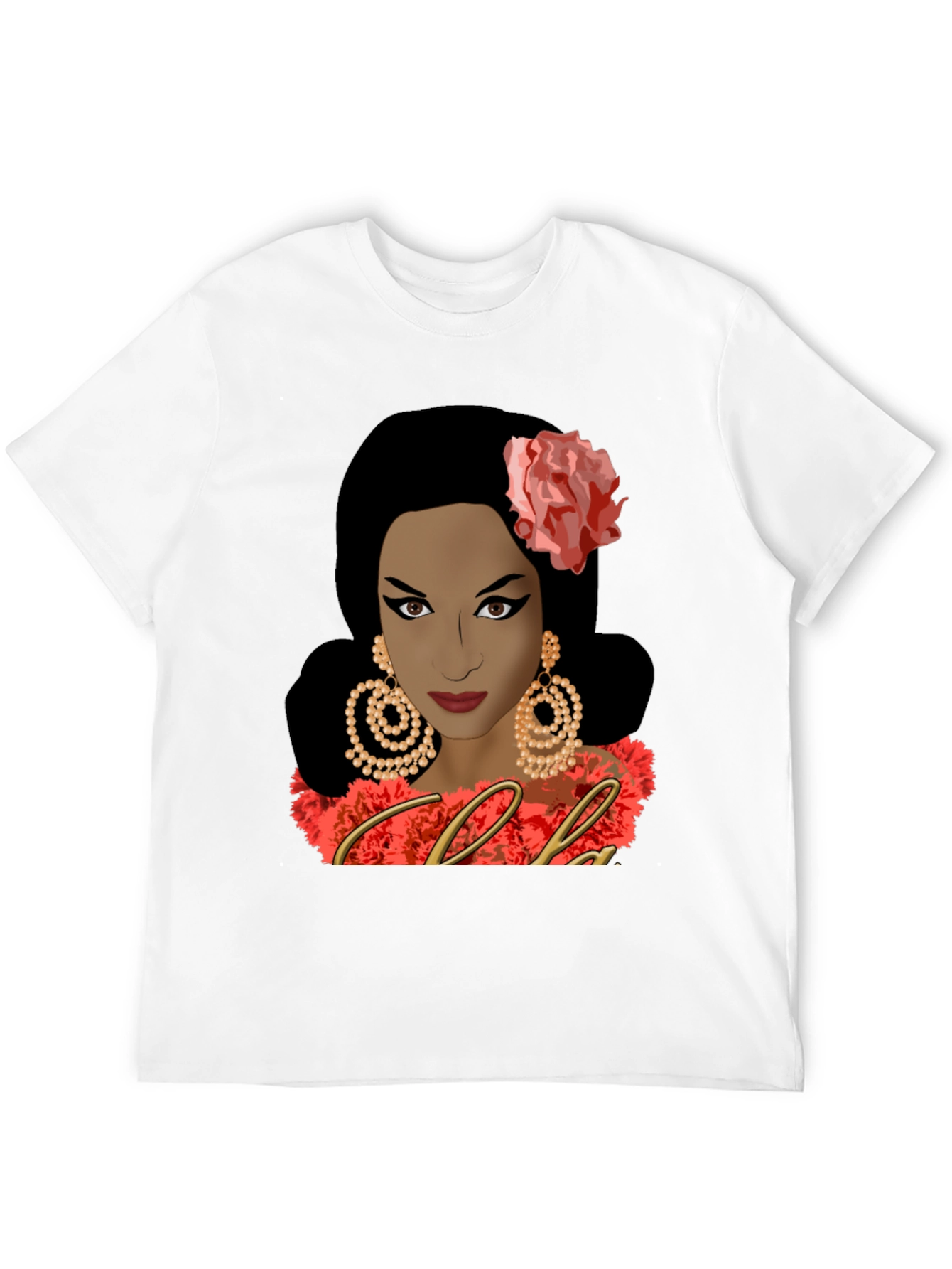 Celia Cruz Graphic Tee - Black Unisex T-Shirt