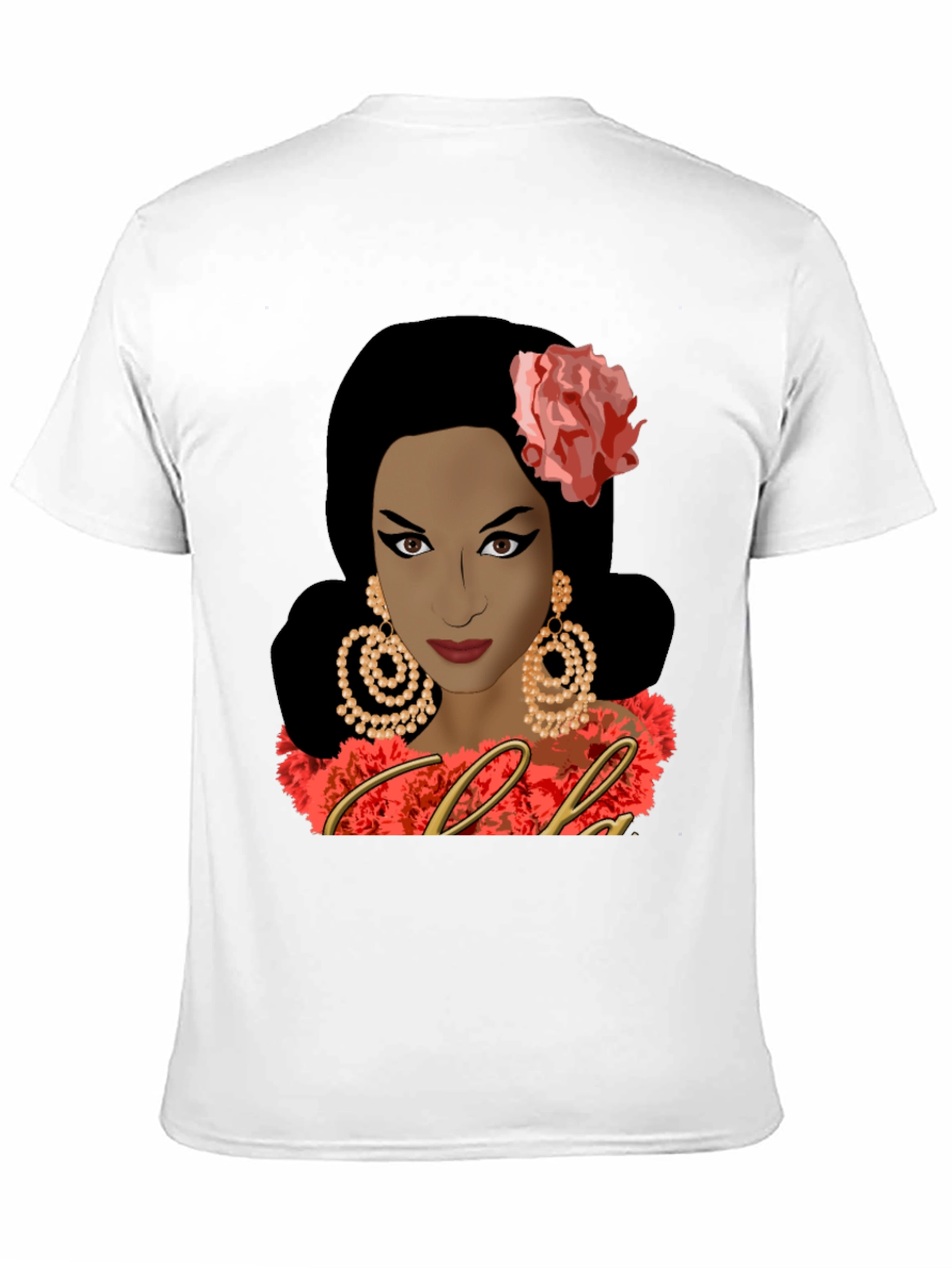 Celia Cruz Graphic Tee - Black Unisex T-Shirt
