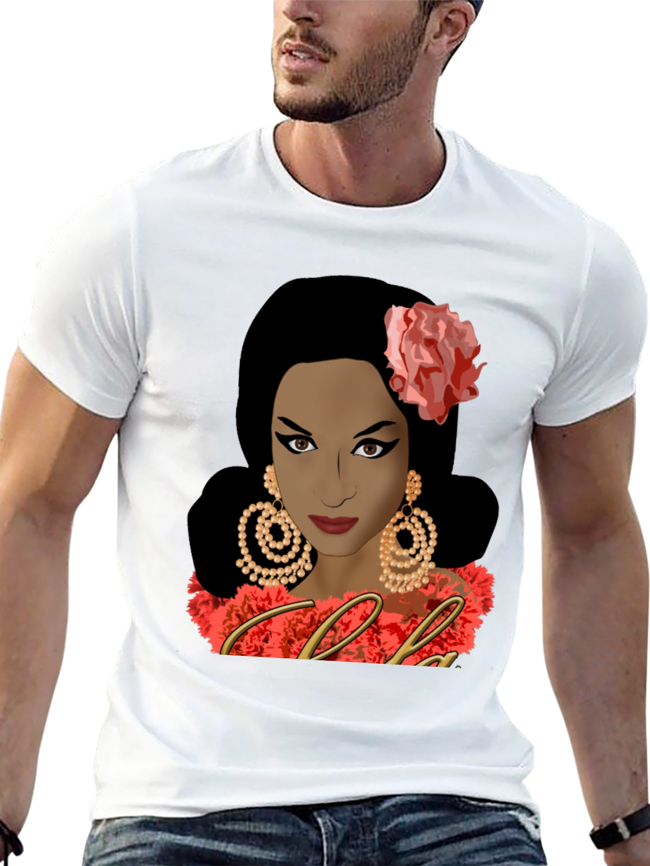 Celia Cruz Graphic Tee - Black Unisex T-Shirt