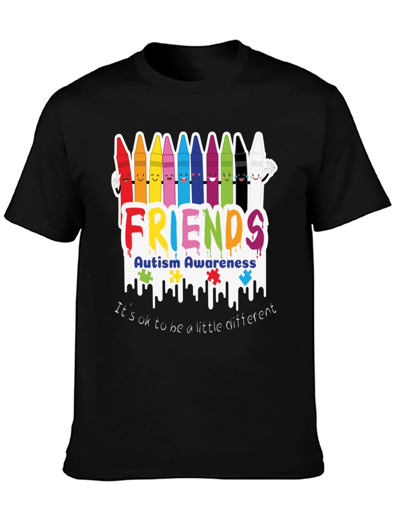 Autism Awareness Friends T-Shirt