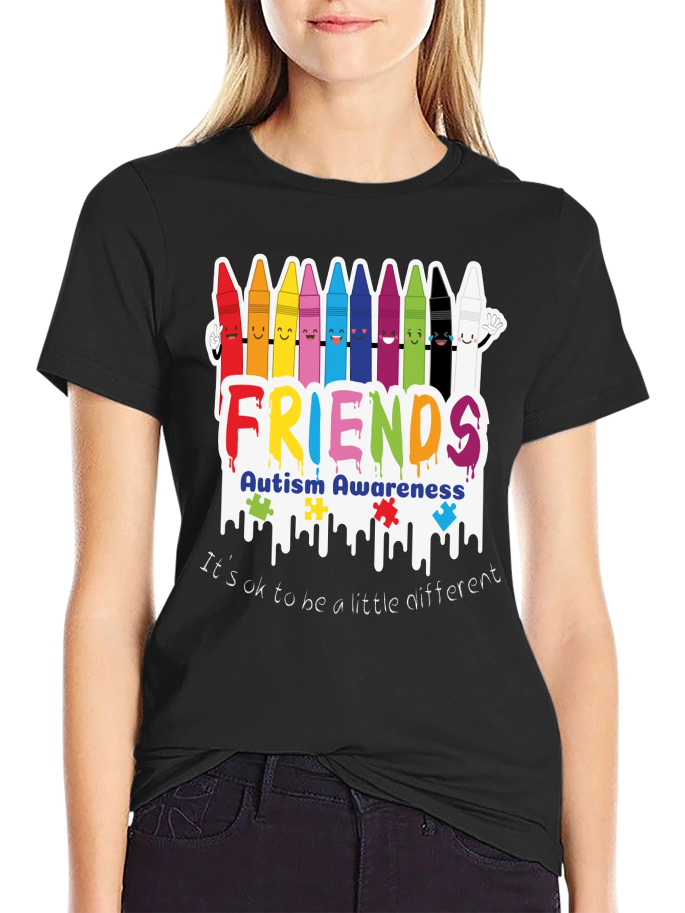 Autism Awareness Friends T-Shirt