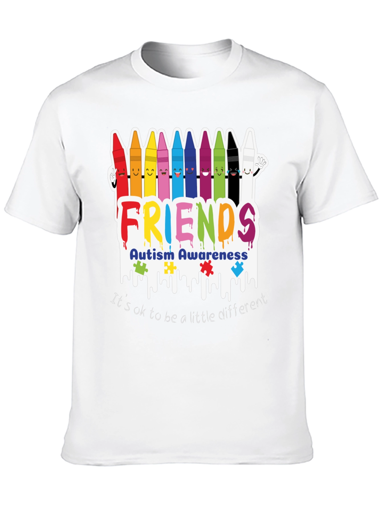 Autism Awareness Friends T-Shirt