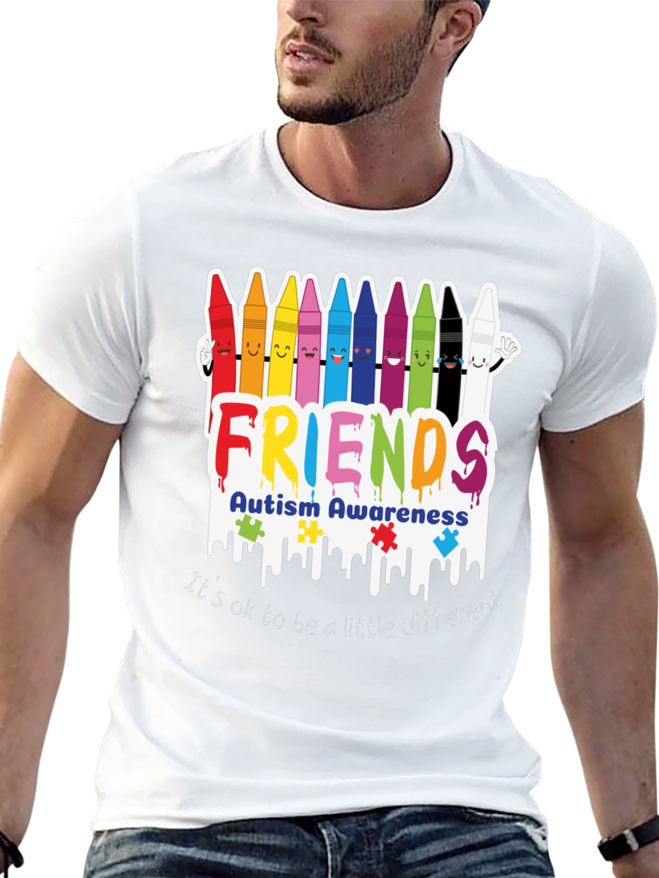 Autism Awareness Friends T-Shirt