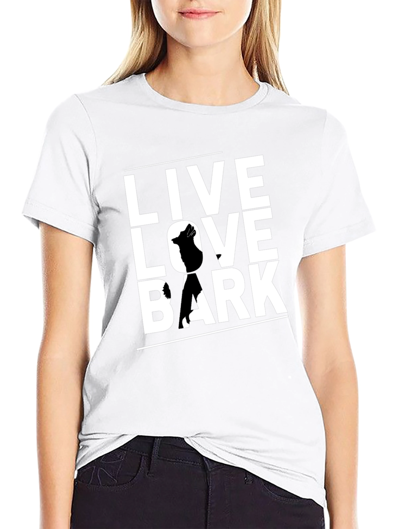 Live Love Bark Dog T-Shirt