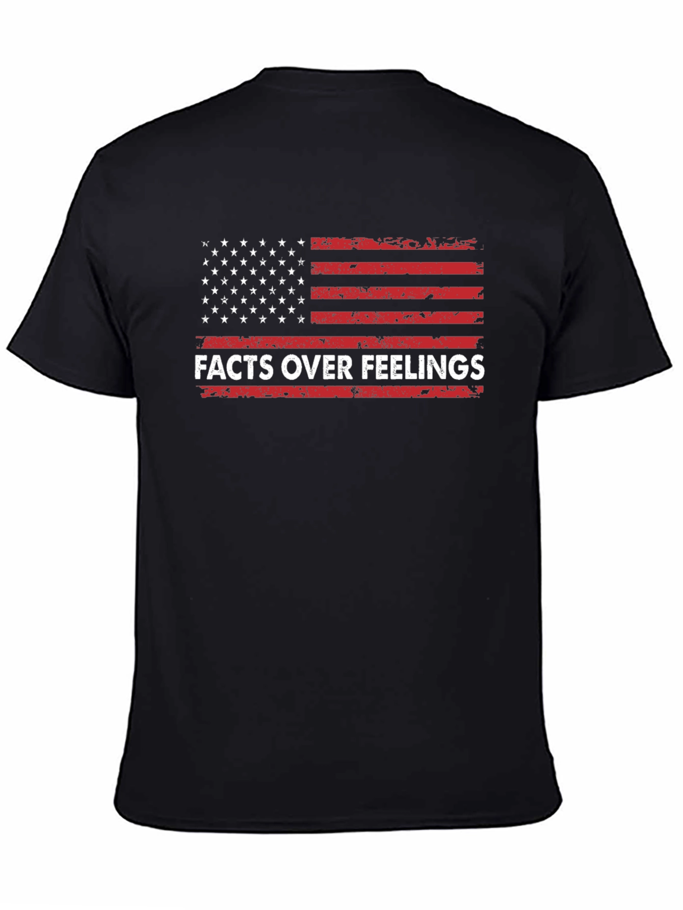Facts Over Feelings American Flag T-Shirt