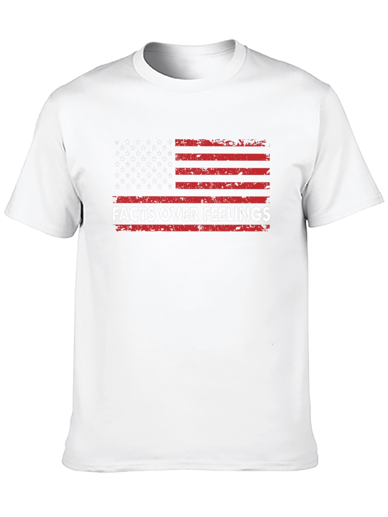 Facts Over Feelings American Flag T-Shirt