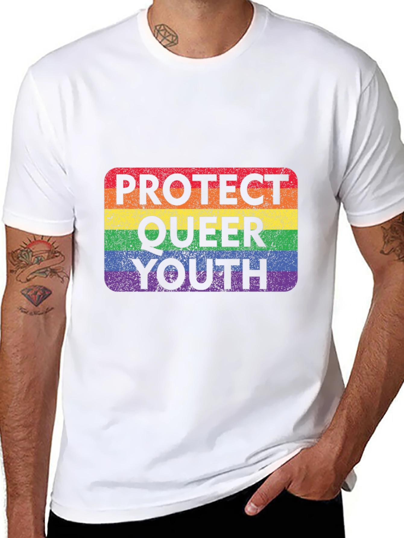 Protect Queer Youth T-Shirt Pride LGBTQ