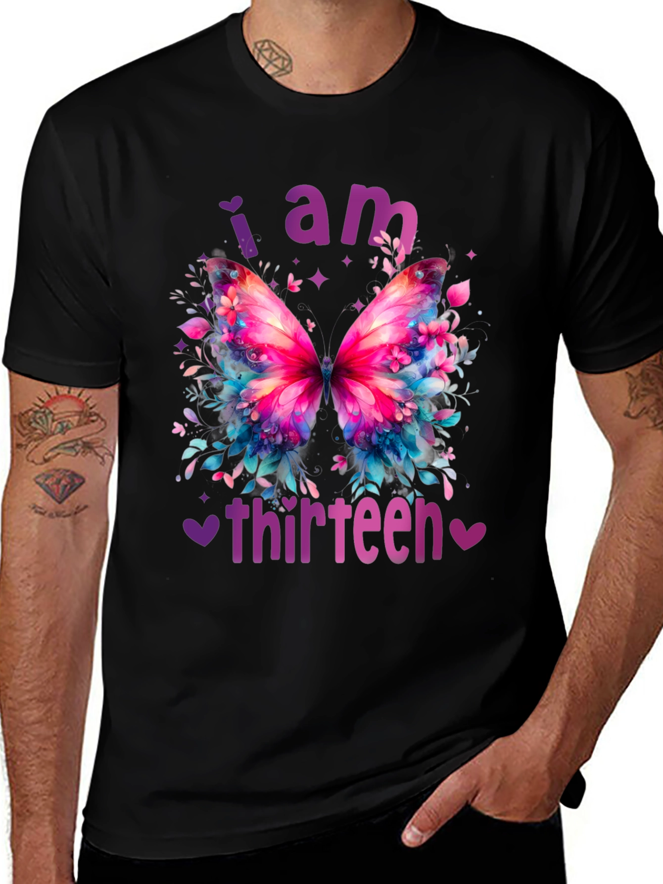 I am Thirteen Butterfly T-Shirt