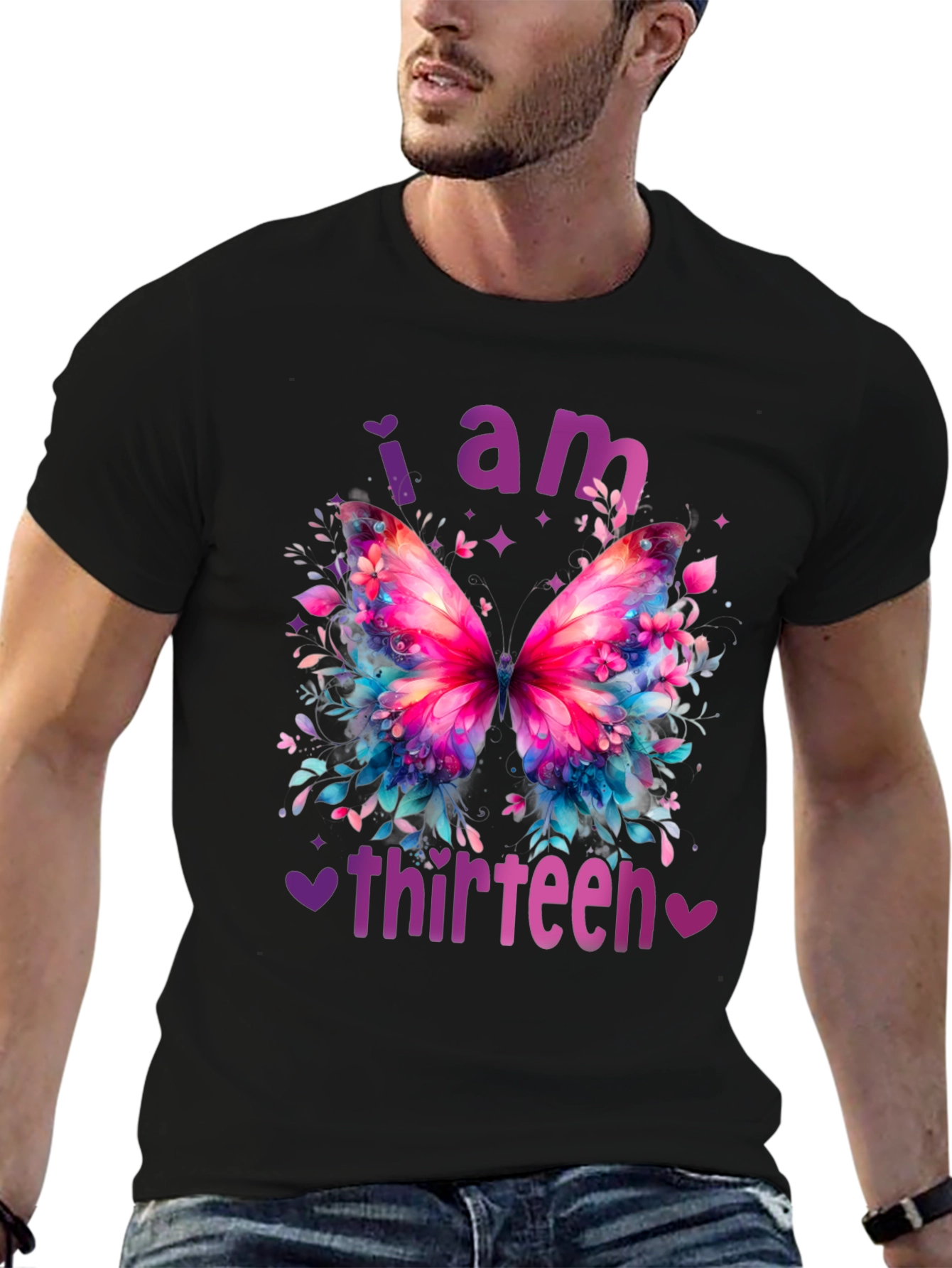 I am Thirteen Butterfly T-Shirt