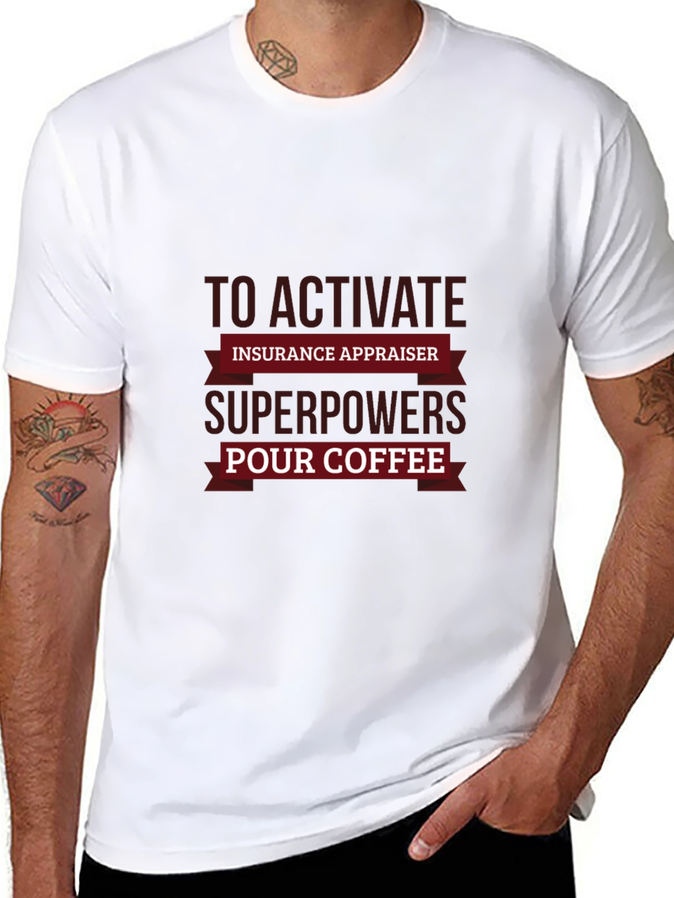 Insurance Appraiser Superpowers Coffee T-Shirt