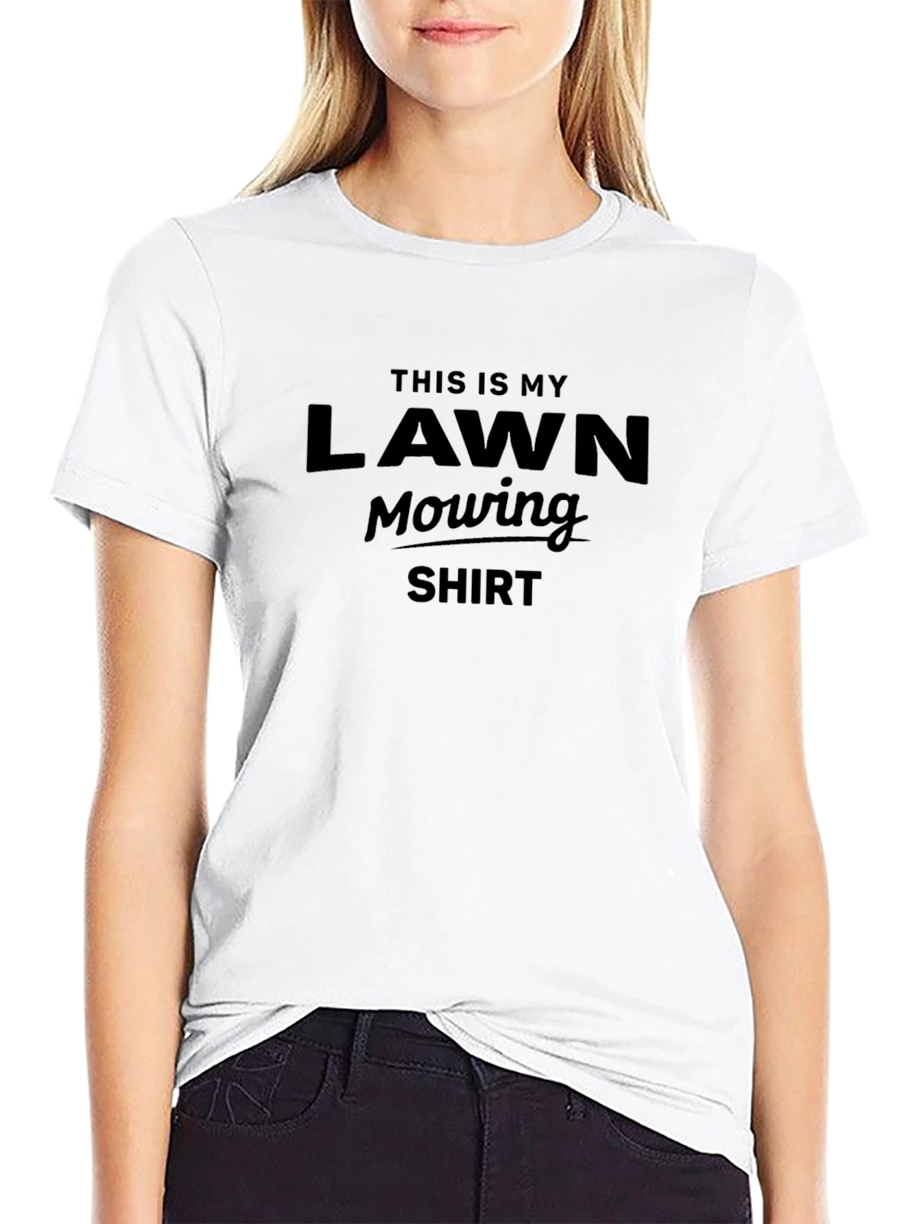 Lawn Mowing Shirt - Novelty Graphic Tee